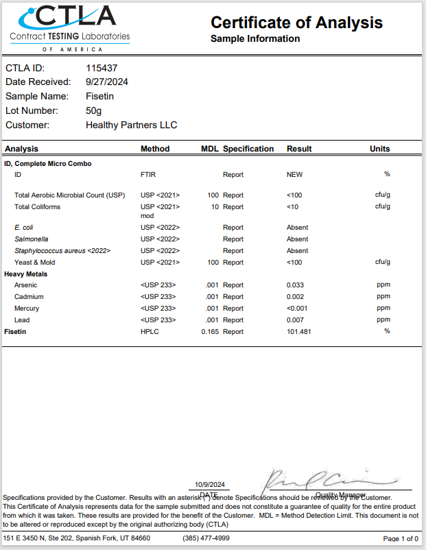 Fisetin+Quercetin+Trans Resveratrol