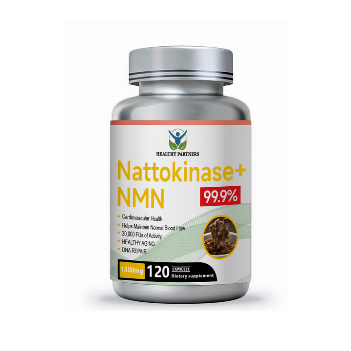 Nattokinase + NMN 1500mg  (120 Capsules)