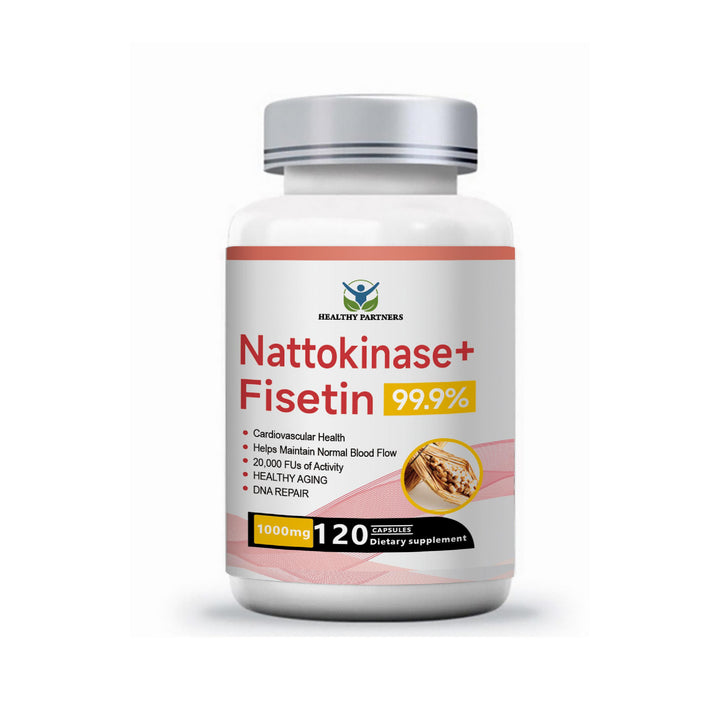 Nattokinase + Fisetin 99% 1,000mg 120capsules